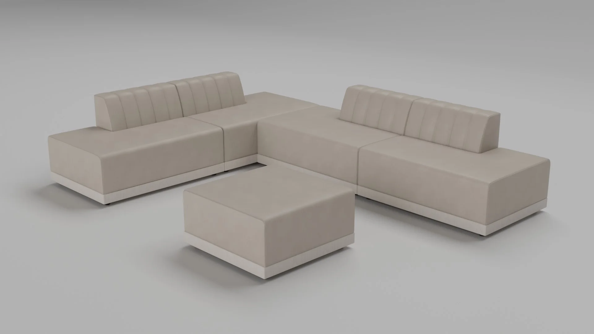 Commercial modular seating from the AL5 101 collection by Cria Furniture
